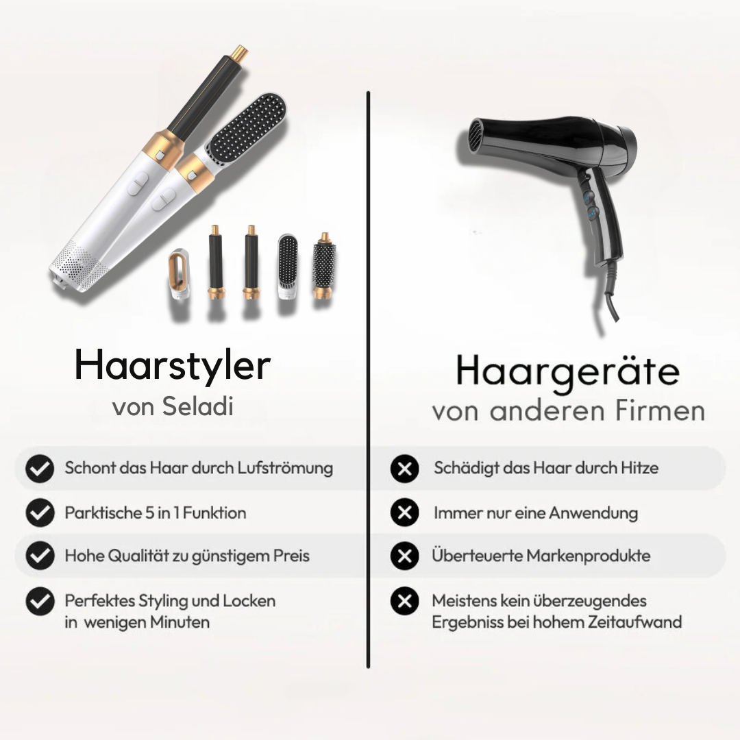 Seladi AirStyler™ | DER Virale 5 in 1 Hairstyler