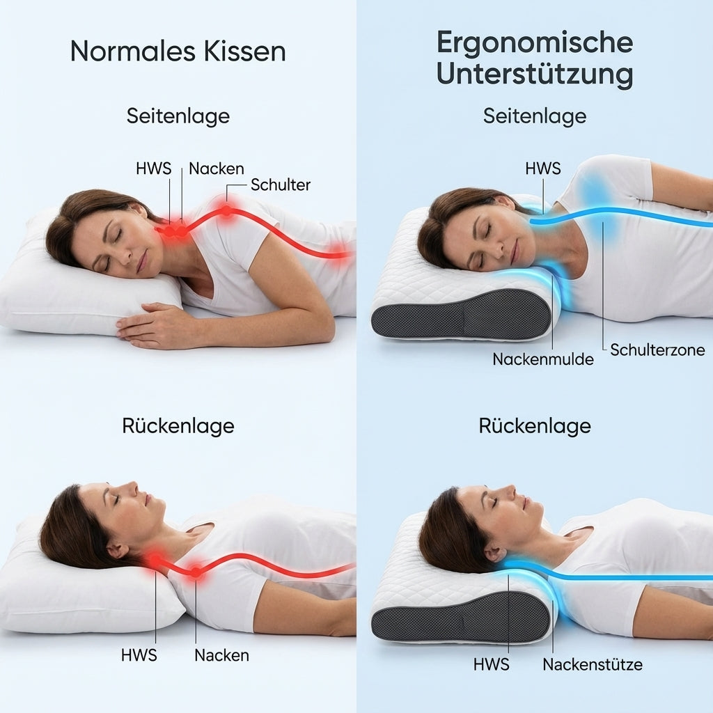 AirFlow Pro™ | Ergonomisches Schlafkissen